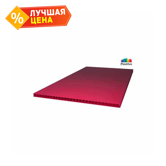 Сотовый поликарбонат 4 мм ULTRAMARIN гранат 2100х12000 мм